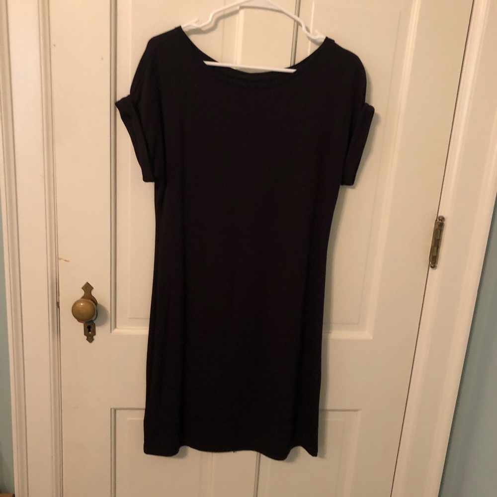 MOVING SALE Lou and grey black t shirt dress